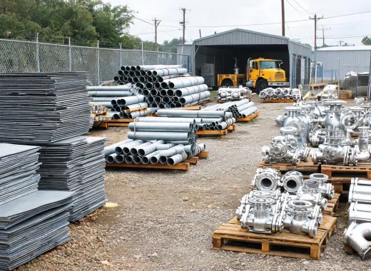 Energy and utility metal support