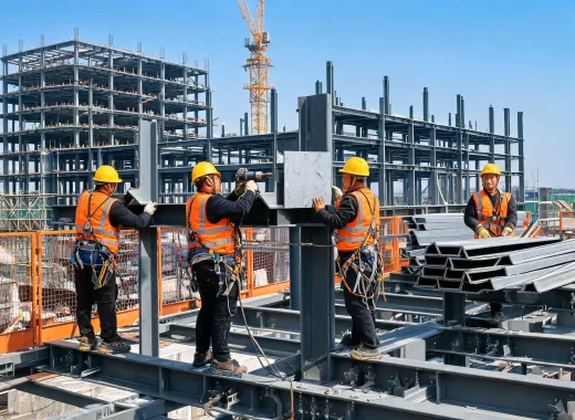Construction structural steel application