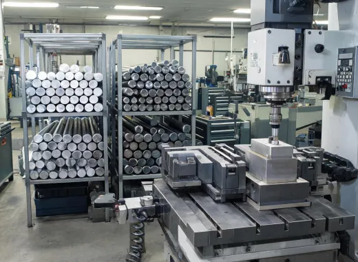Machine shop aluminum and stainless stock