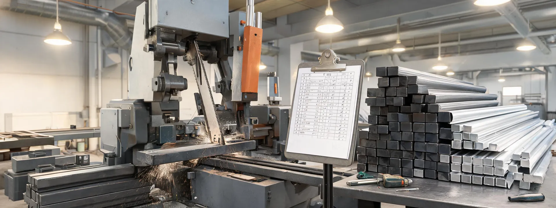 Cut-to-size metal processing line
